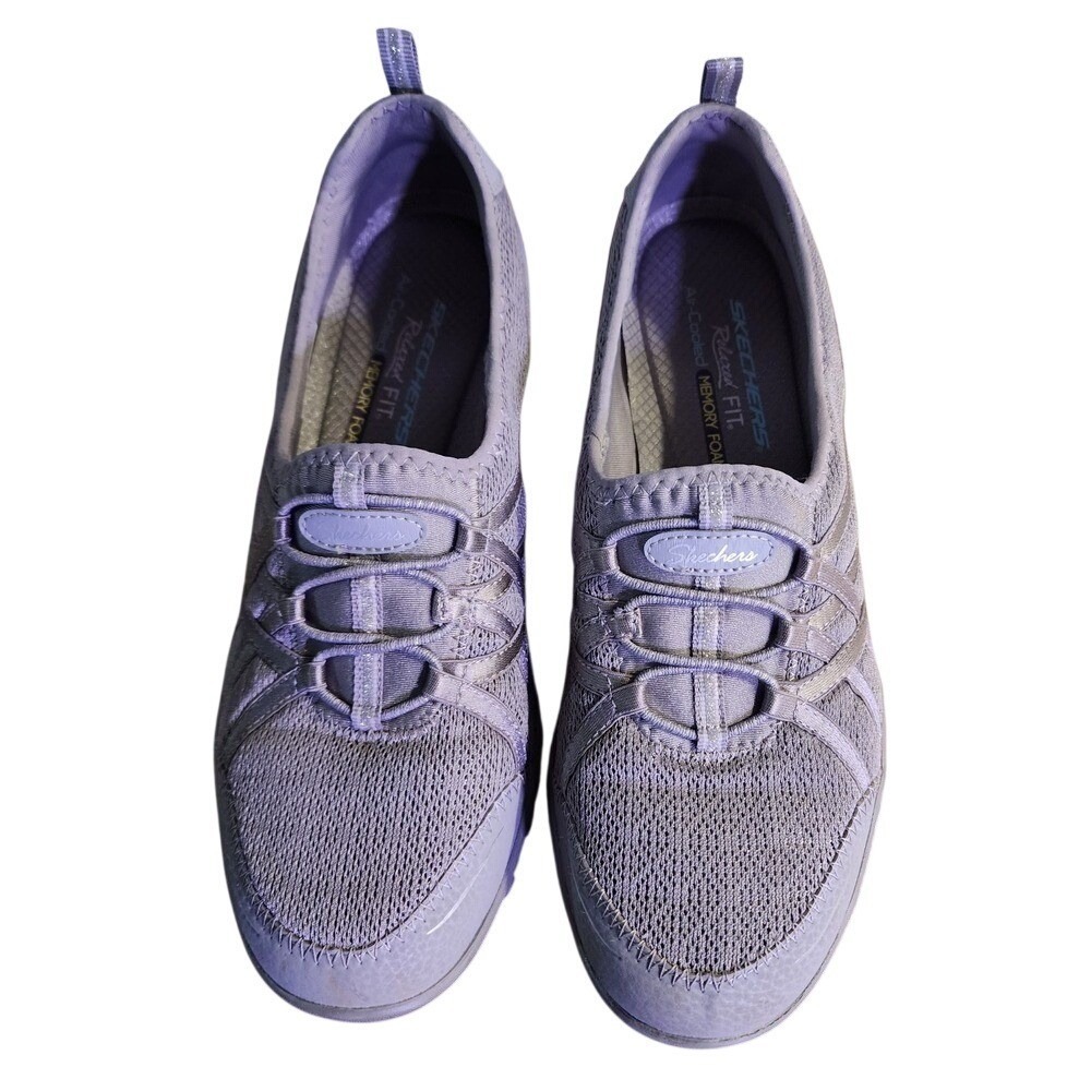 Skechers Relaxed Fit® air cooled Women's Slip-On Shoes Gray Size 9 23826